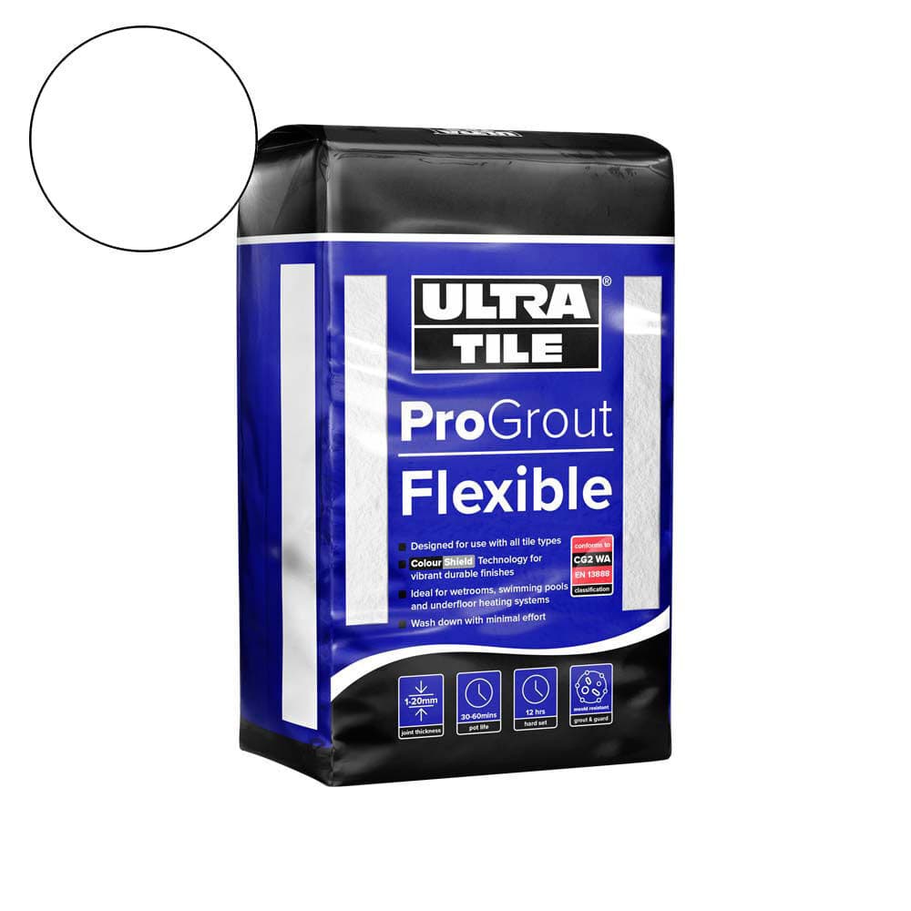 Instarmac UltraPro Grout Flexible Brilliant White 3kg