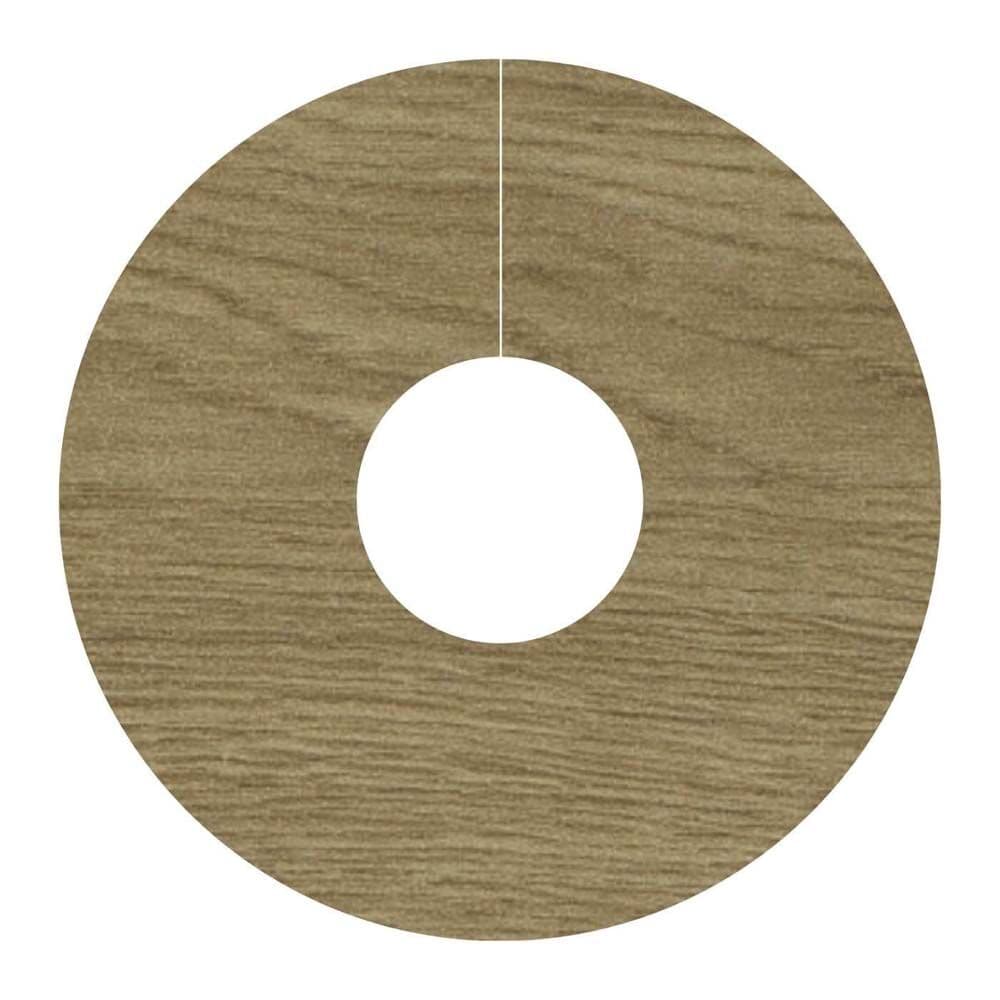 SPC Radiator Pipe Collar Warm Oak (Pack of 4)