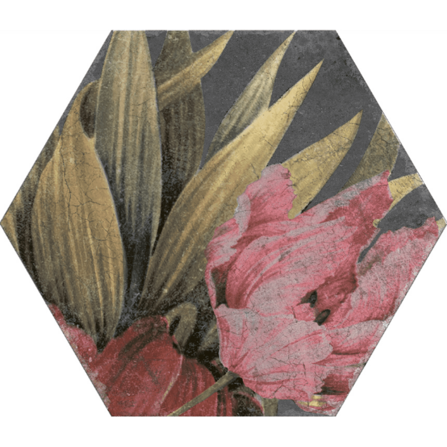 Aruba Hexagon Lava Flower Matt
