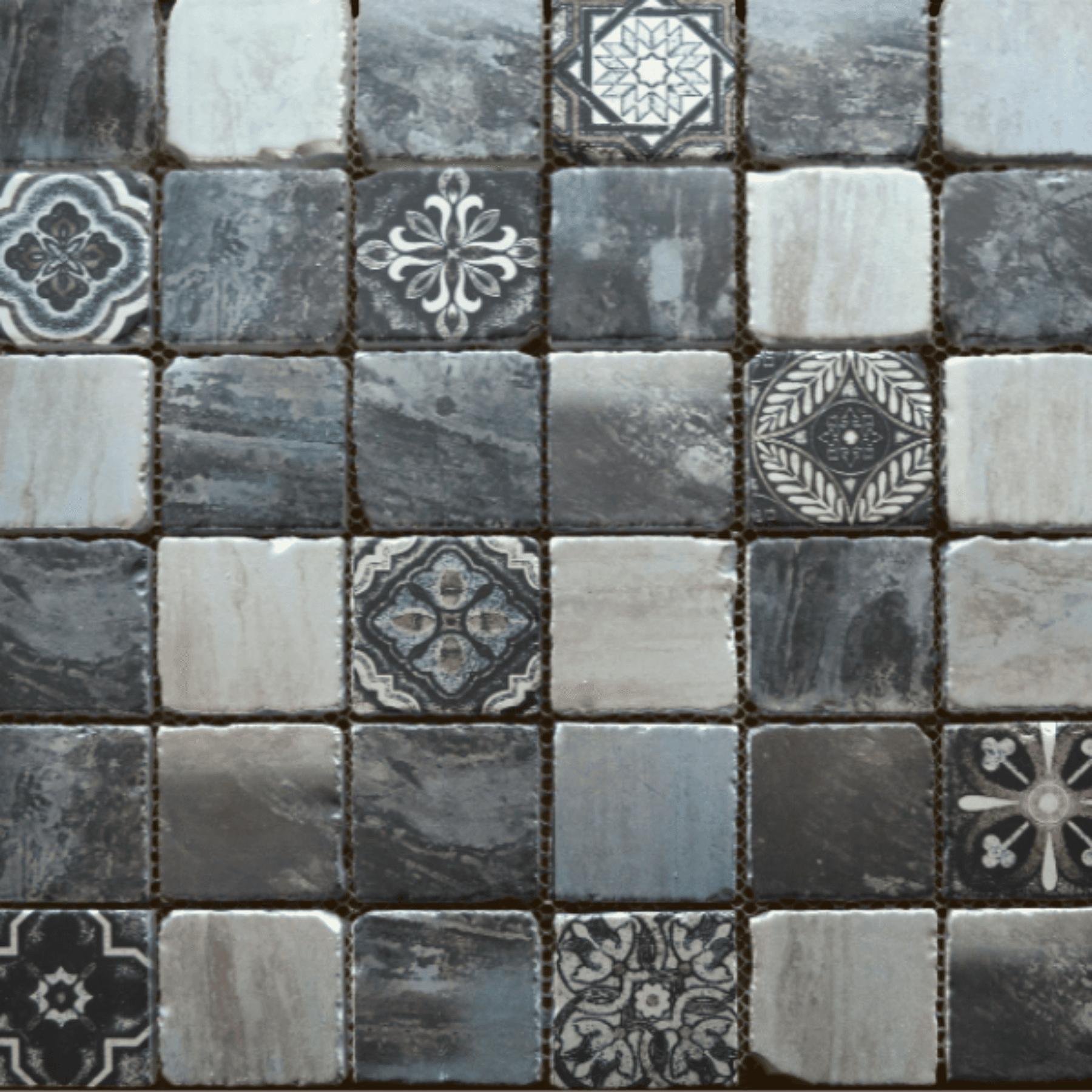 Antique Mosaic Grey