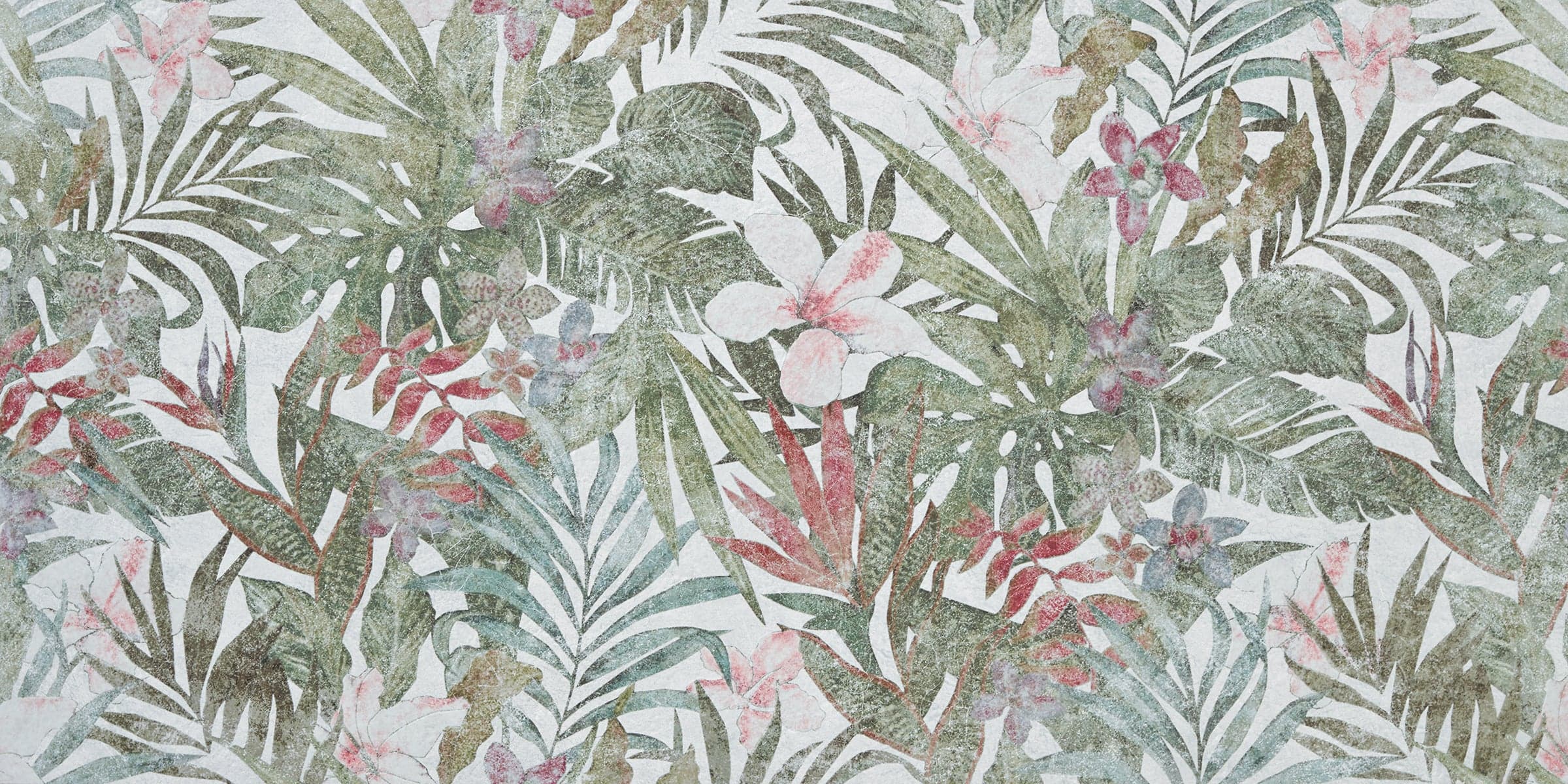 Flowers White Rectified Matt