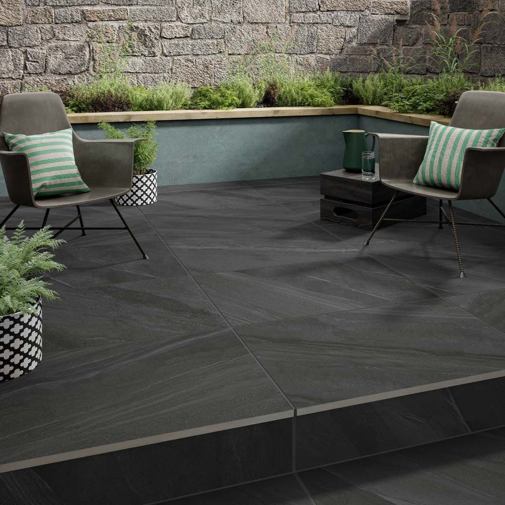 Brit Stone Black Matt