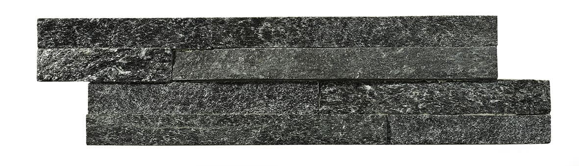 Black Sparkle Slate Cladding Split Face