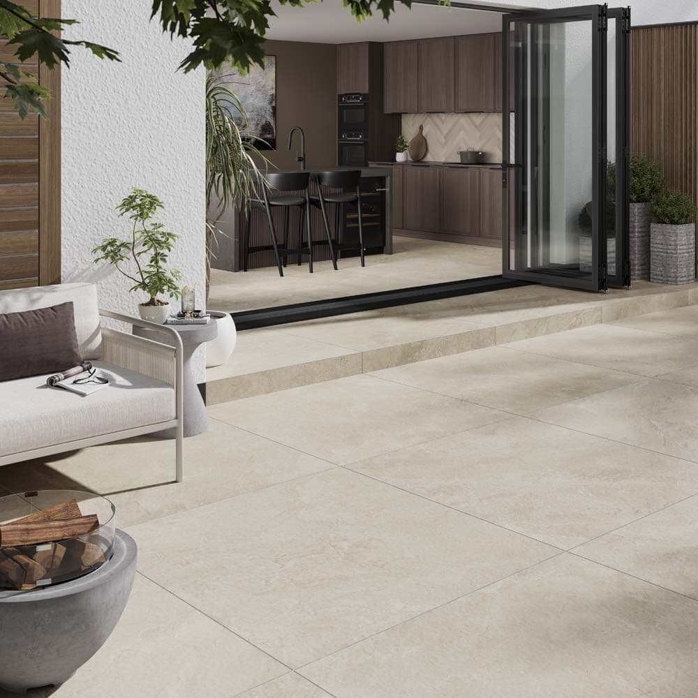Slate Mix Cream Matt 20mm
