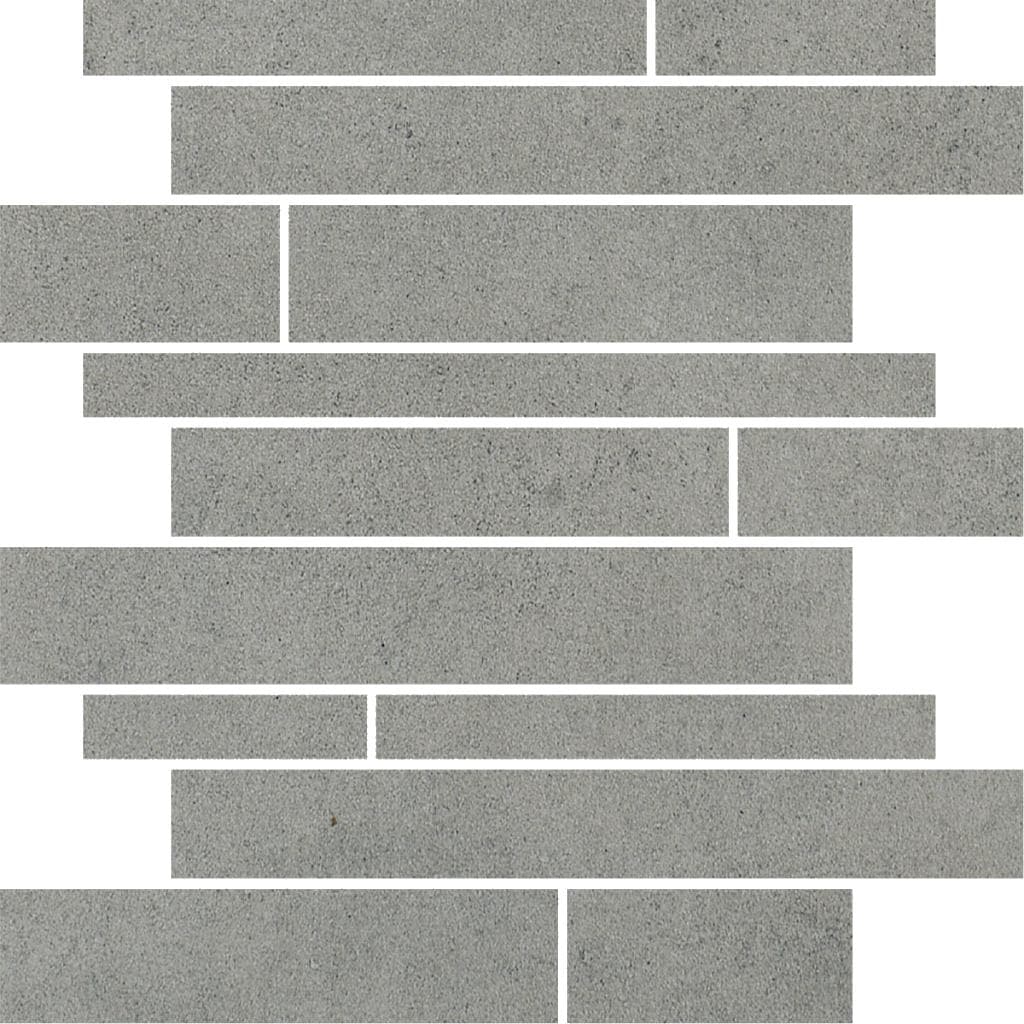Surface Cool Grey Lappato Brick Mosaic