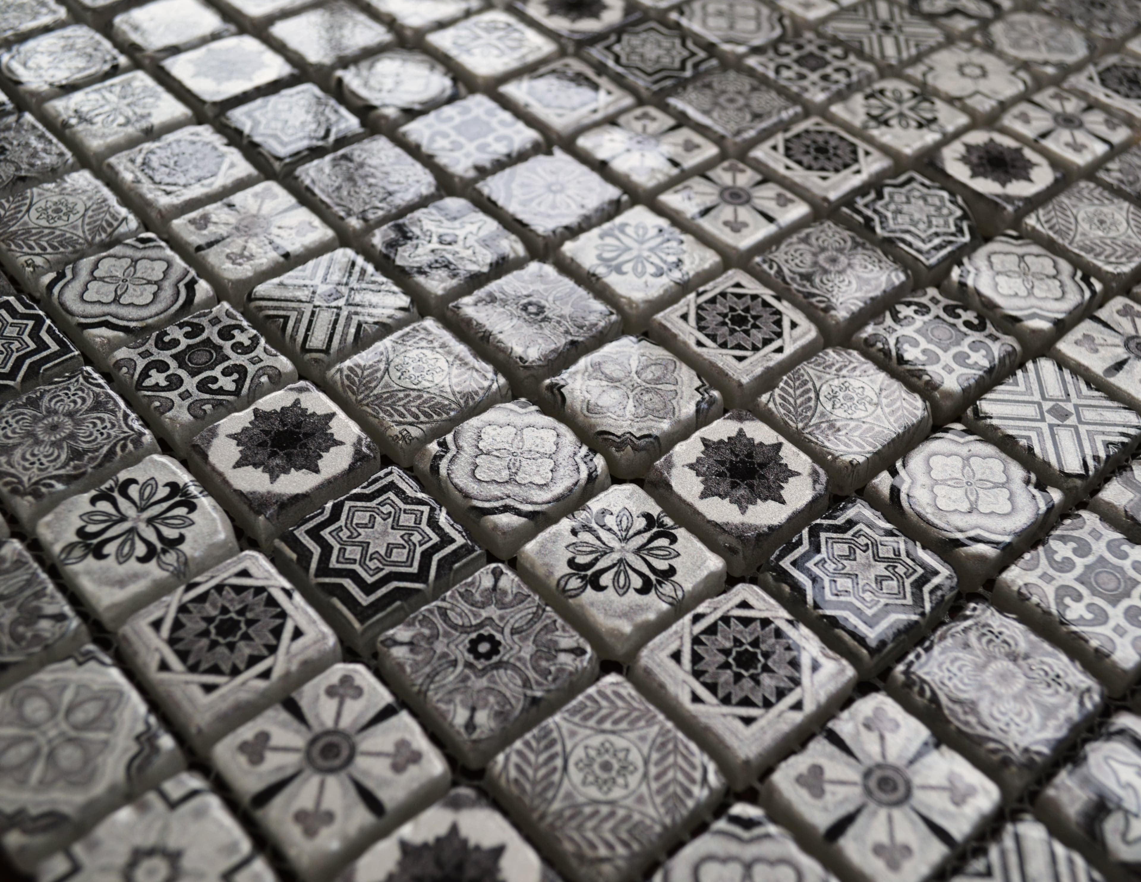 Vintage Mosaic Grey