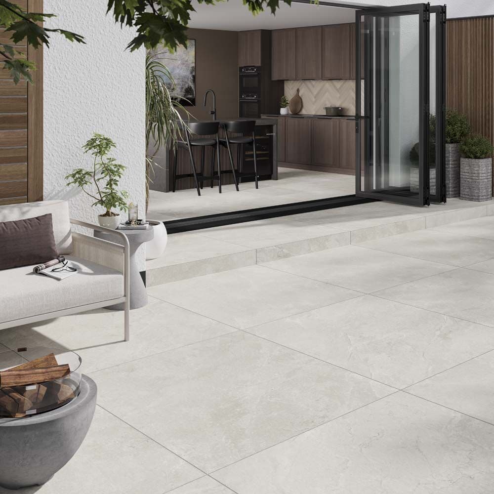 Slate Mix White Matt 20mm