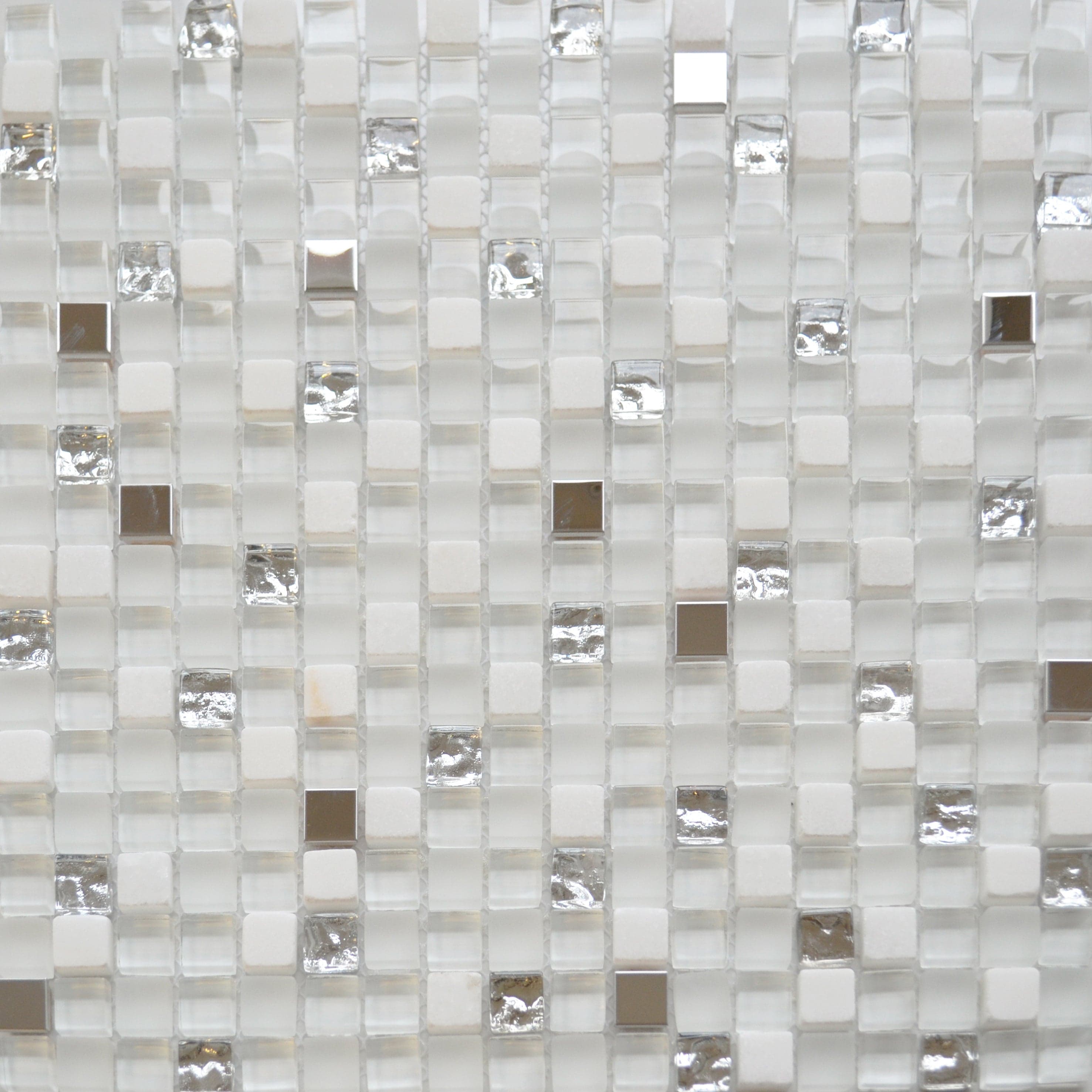 Ice White Mosaic