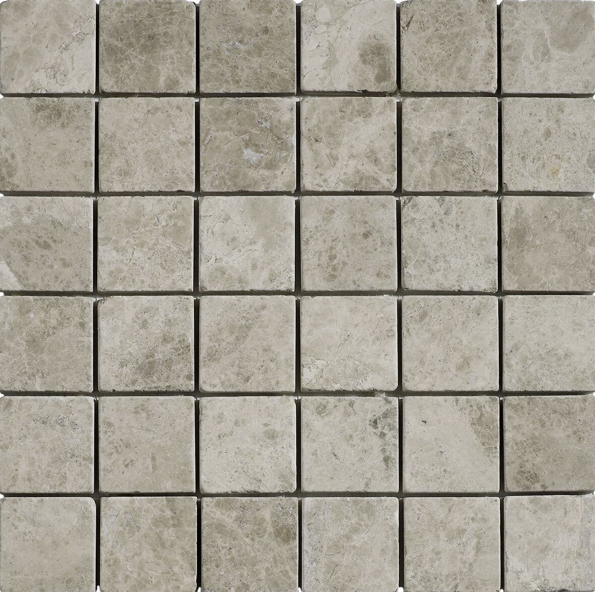 Silver Shadow Grey Marble Mosaic