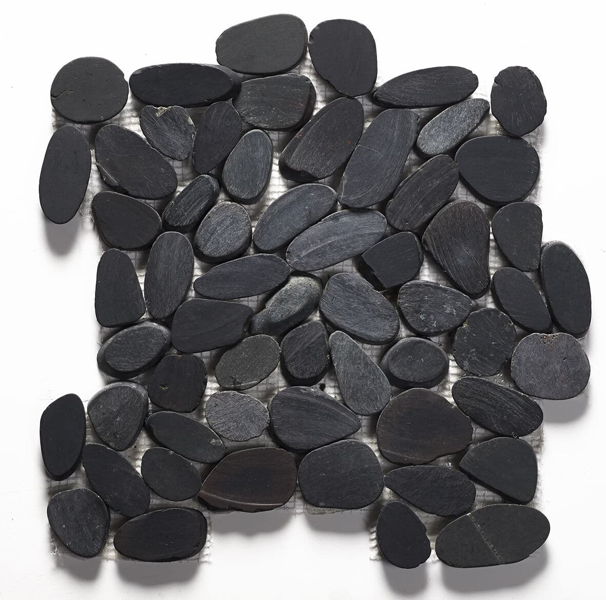 Riverstone Black Pebble Mosaic