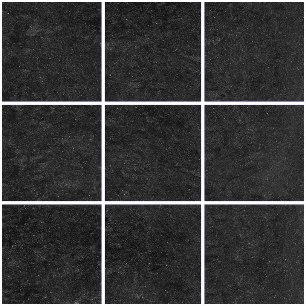 Lounge Black Unpolished 10x10 Mosaic