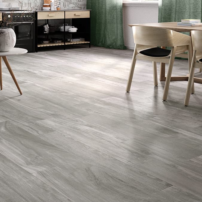 Circle Wood Grey